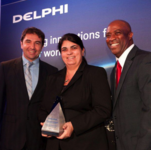 AVX receives Pinnacle Award from Delphi