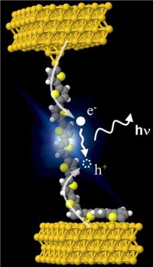 Researchers develop first single-molecule LED 