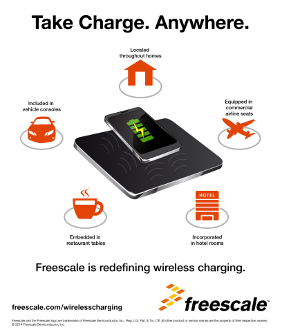 Freescale introduces novel family of programmable wireless charging solutions