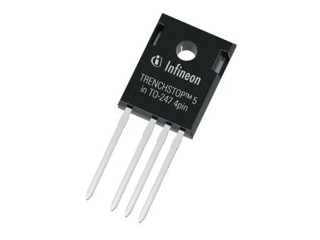 Infineon's TO-247 4 Kelvin-sense package for discrete IGBTs boasts low switching losses and high power density