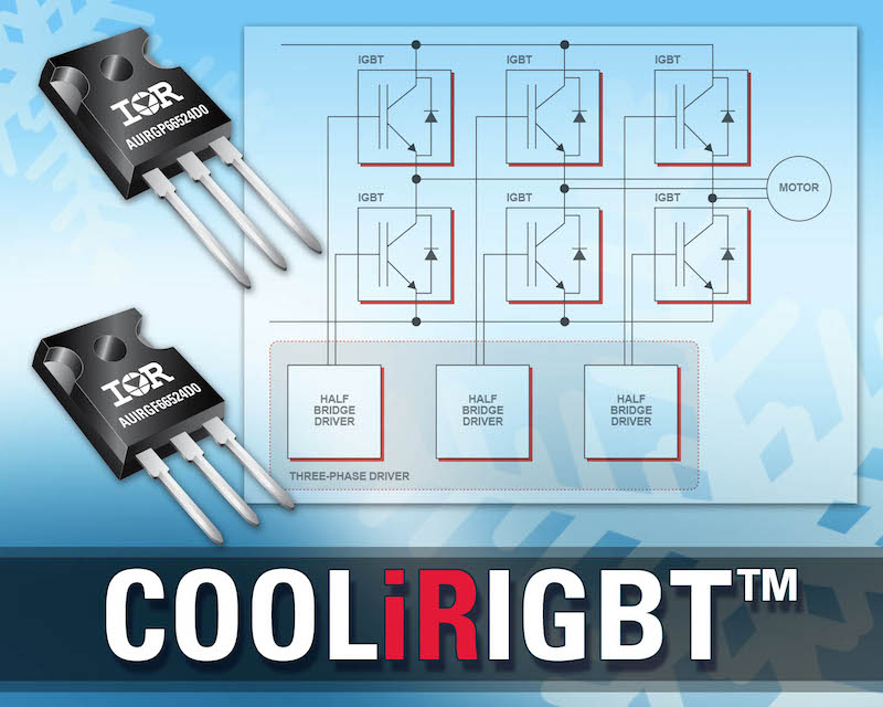 IR introduces rugged automotive-qualified 600V IGBTs for hybrid and electric vehicles