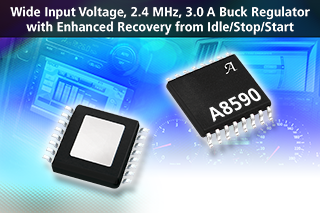 Allegro MicroSystems' latest 3A buck regulator offers low VIN dropout