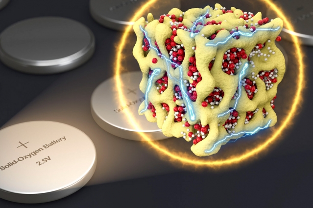 Novel lithium-oxygen battery design greatly improves energy efficiency, longevity