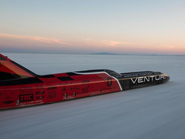 Ohio State’s all-electric Venturi Buckeye Bullet 3 sets new landspeed record