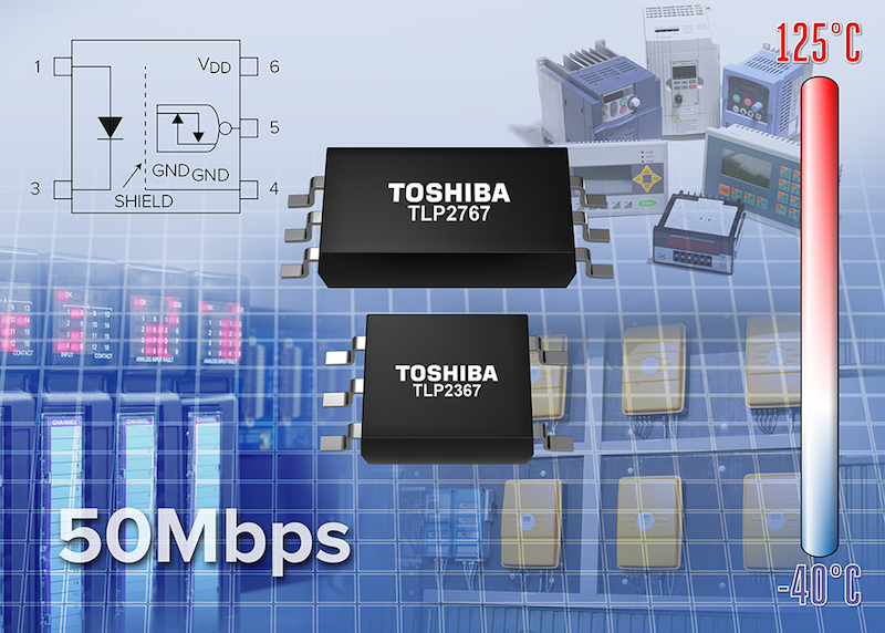 Toshiba's 50Mbps photocouplers server high-speed comms