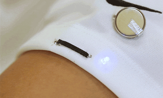 Self-healing printed electronics empower wearables