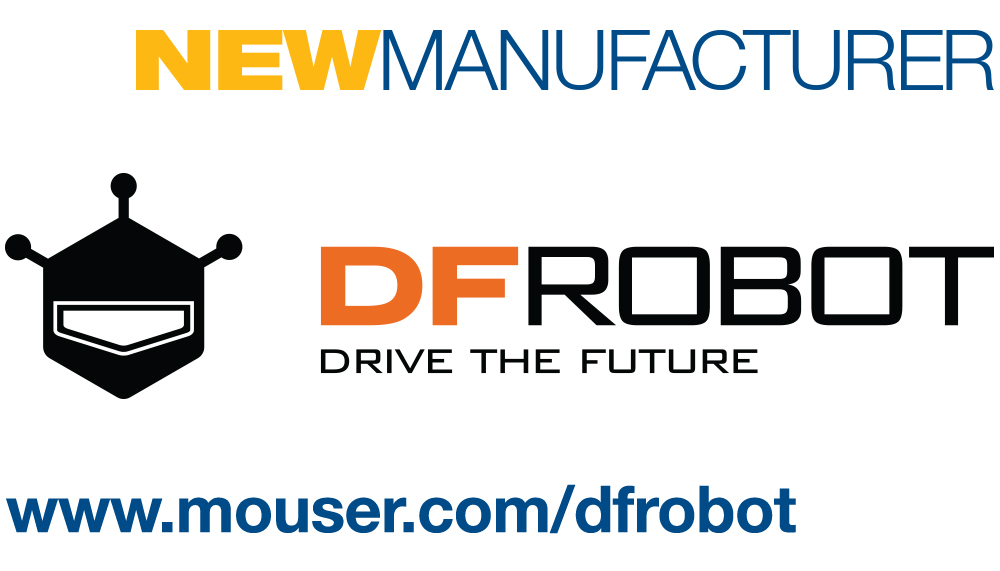 Mouser Boosts Open Source Lineup with DFRobot, Globally Distributes Plug-and-Play Sensors Series