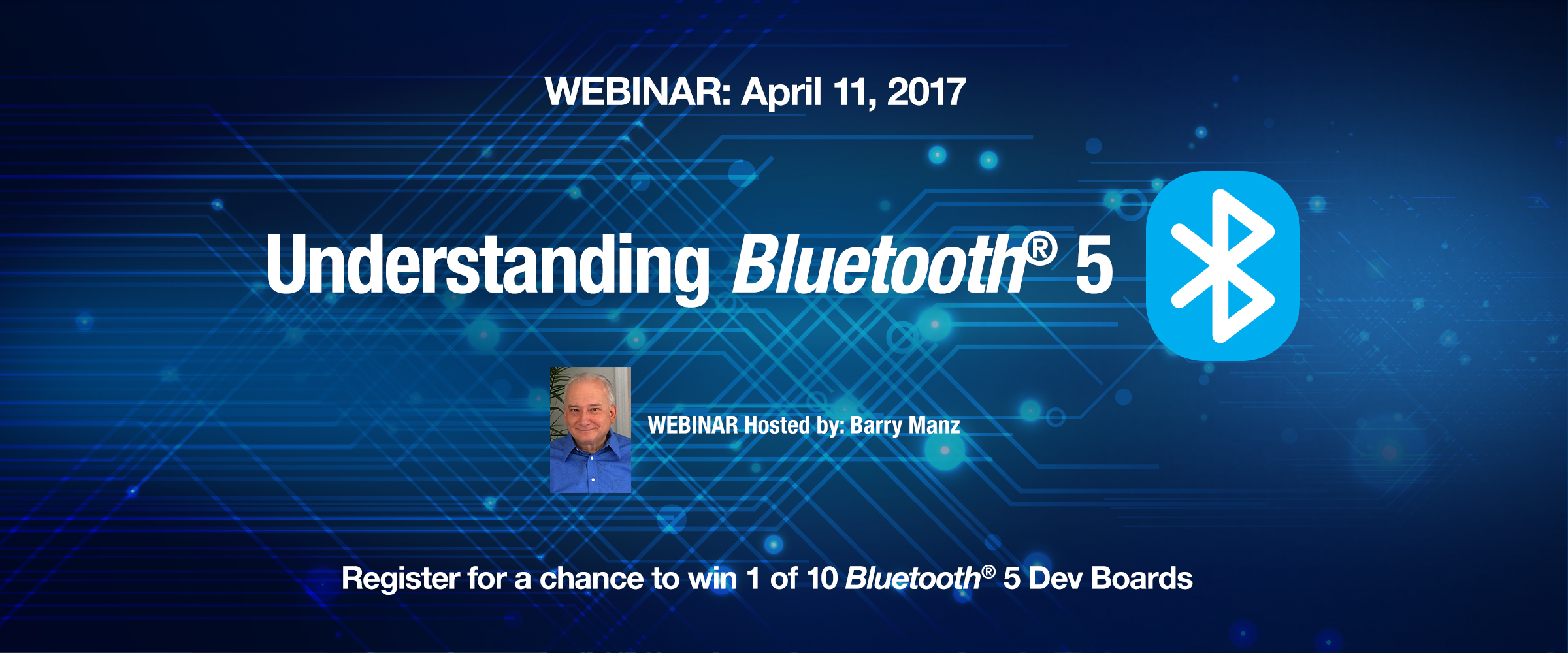 Mouser Electronics to Host Webinar on Bluetooth 5 Developments