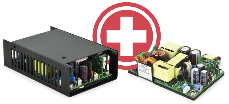 300 W Medical Ac-Dc Power Supply Series Complies with 4th Edition EMC Standards