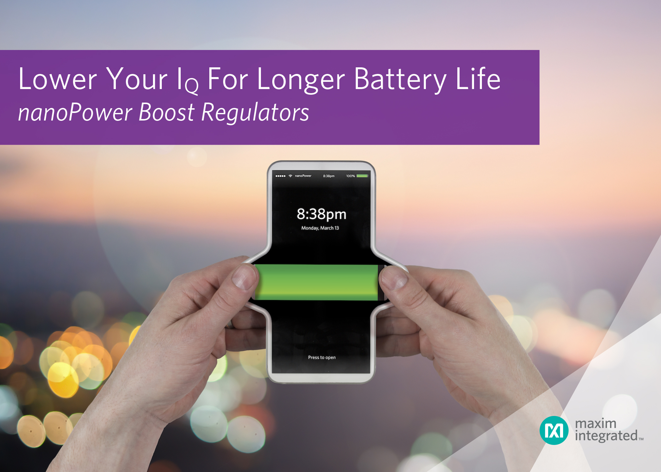 nanoPower Boost Regulator Delivers Industry’s Longest Battery Life and Smallest Solution Size for Wearable and Consumer IoT Designs