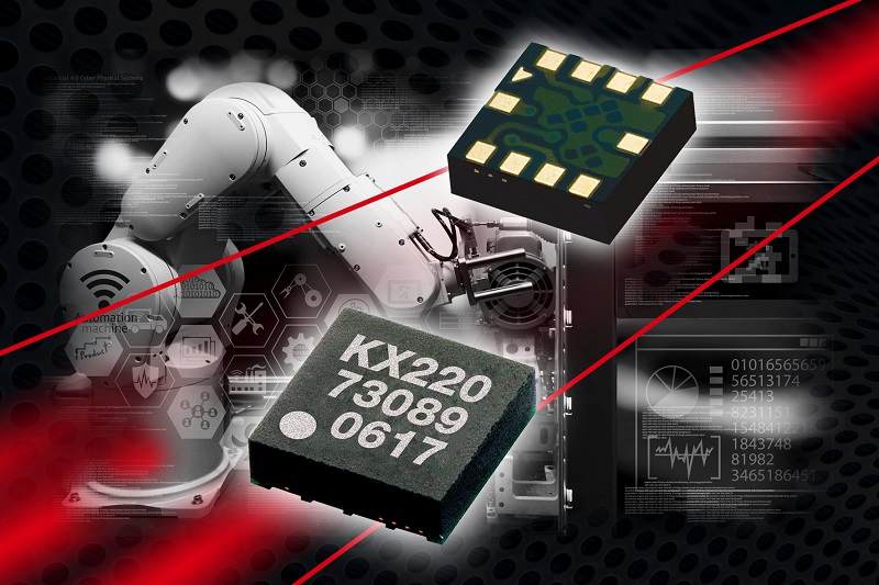 Kionix's New KX220 Analog Accelerometers for the Industrial Market