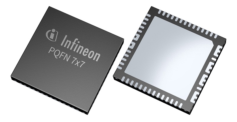 Infineon introduces a five output digital voltage regulator in a QFN package