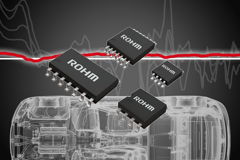 ROHM announces the world’s first noise-tolerant op-amps