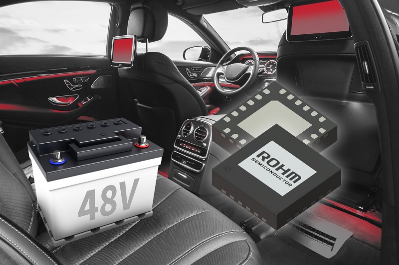 New Step-Down Power Supply IC from ROHM Masters the Challenges of 48 V Automotive Systems