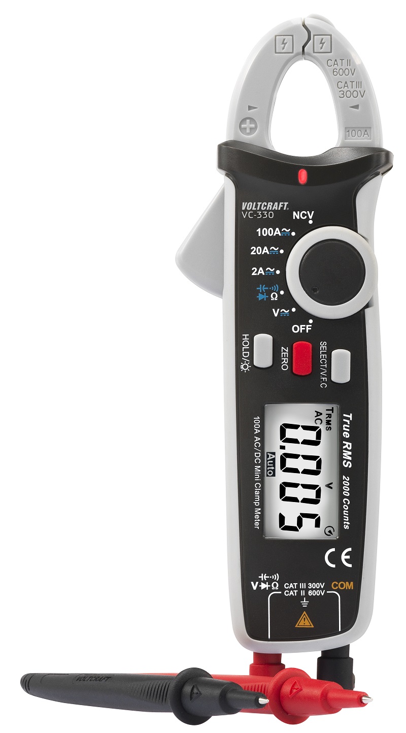 New Voltcraft state-of-the-art True-RMS clamp meter now available from Conrad Electronics