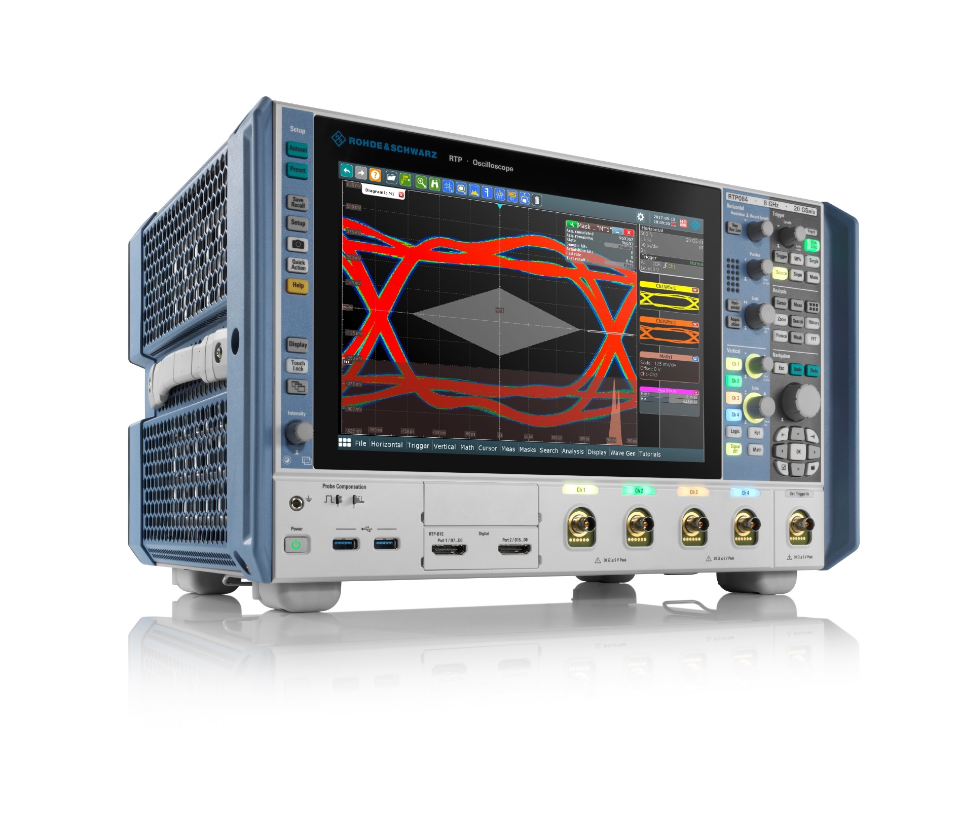 New high-performance oscilloscope from Rohde & Schwarz: innovative signal integrity, measurement speed and range of functions