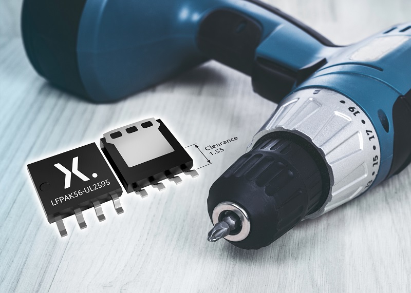 New LFPAK56 MOSFETs from Nexperia feature improved creepage and clearance, meeting UL2595