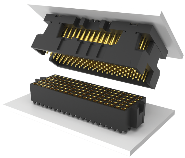 12 mm Mated Connectors Comply with ANSI/VITA 42.0 XMC Standard