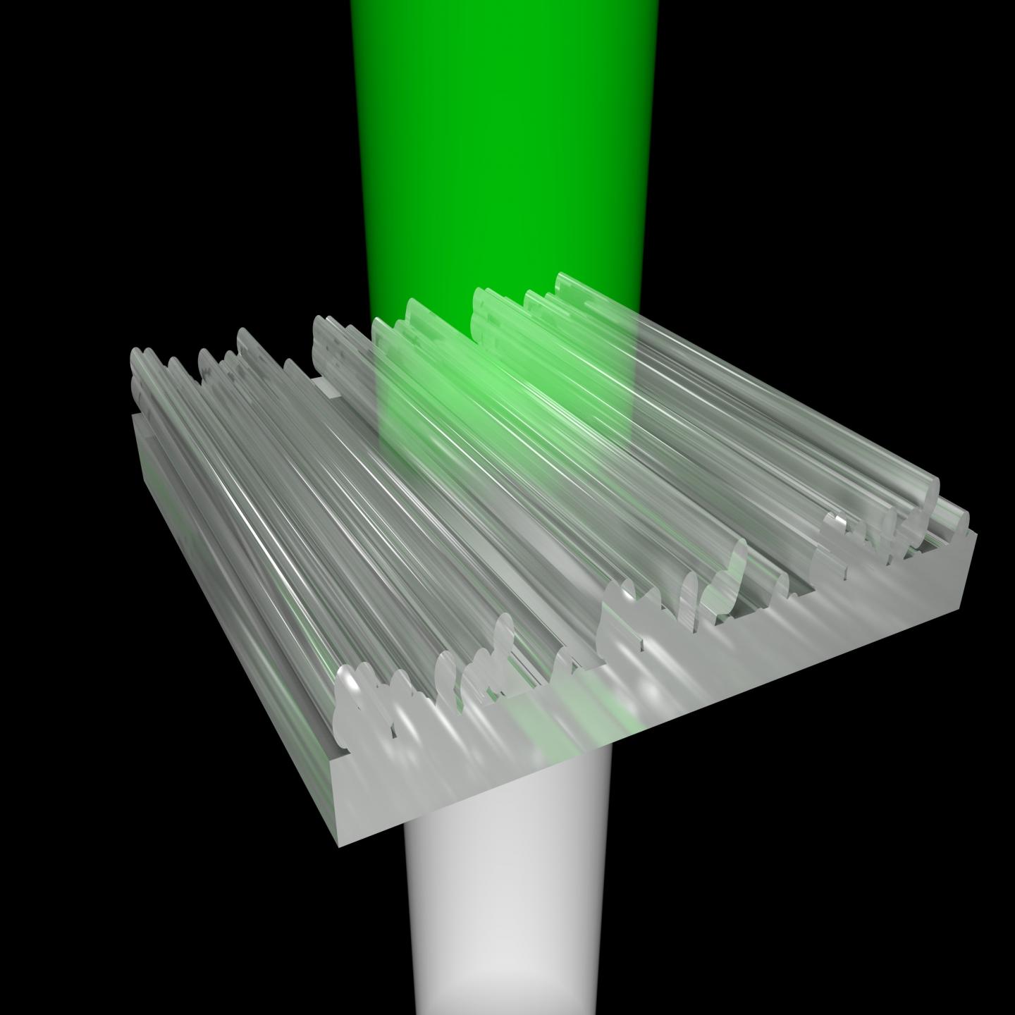 Color Effects From Transparent 3D Printed Nanostructures