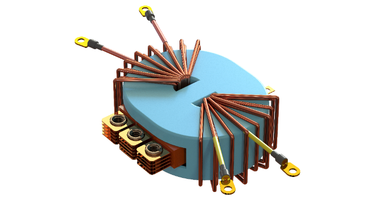 Magnetics Components for Power Converters in Automotive