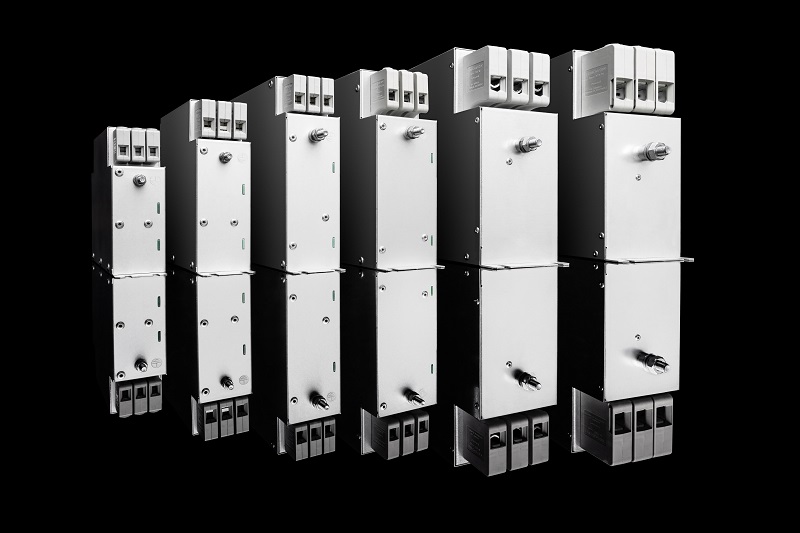 Smallest 3 phase Book Style EMC filter