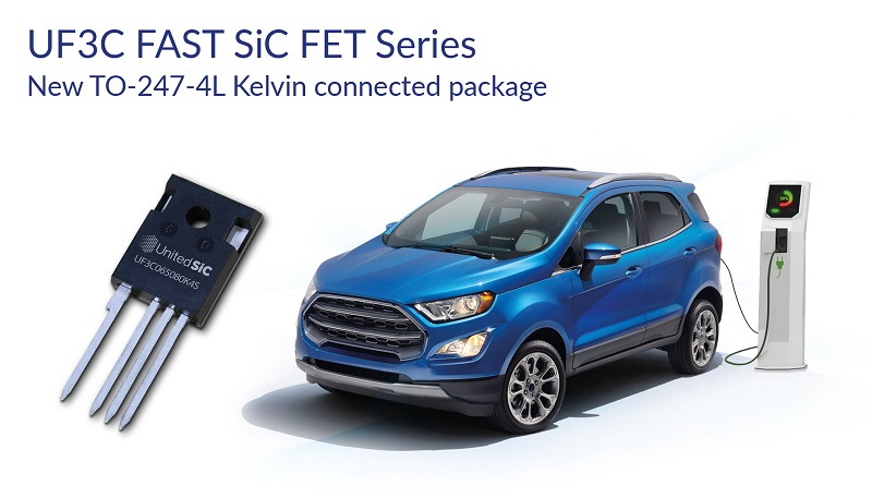 UnitedSiC introduces Kelvin connection parts into UF3C “FAST” FET series