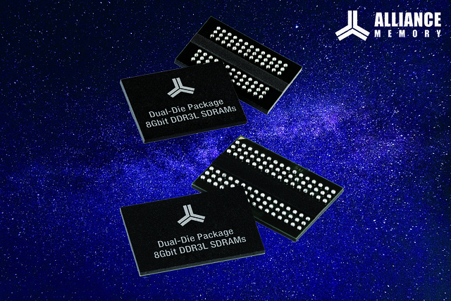 Dual-Die 8Gb DDR3L SDRAMs in 78-Ball, 96-Ball FBGA Packages