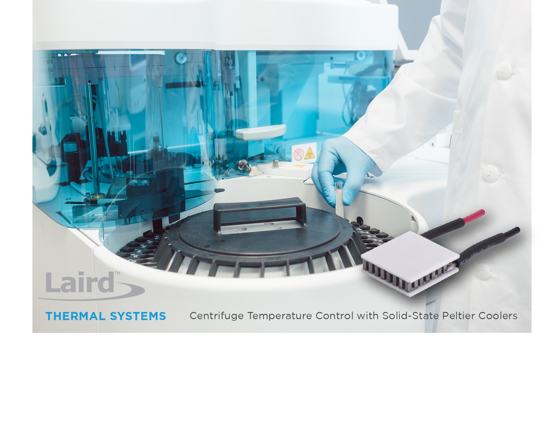 Peltier Coolers Offer Precise Temp Control for Centrifuges