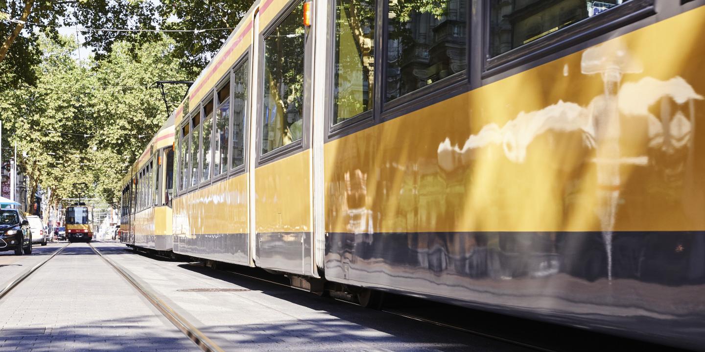 Autonomous Tram in Depot