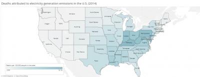 Emissions from Electricity Leads to Premature Deaths