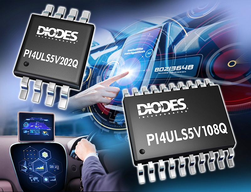 Automotive-Compliant Level Shifters from Diodes Incorporated