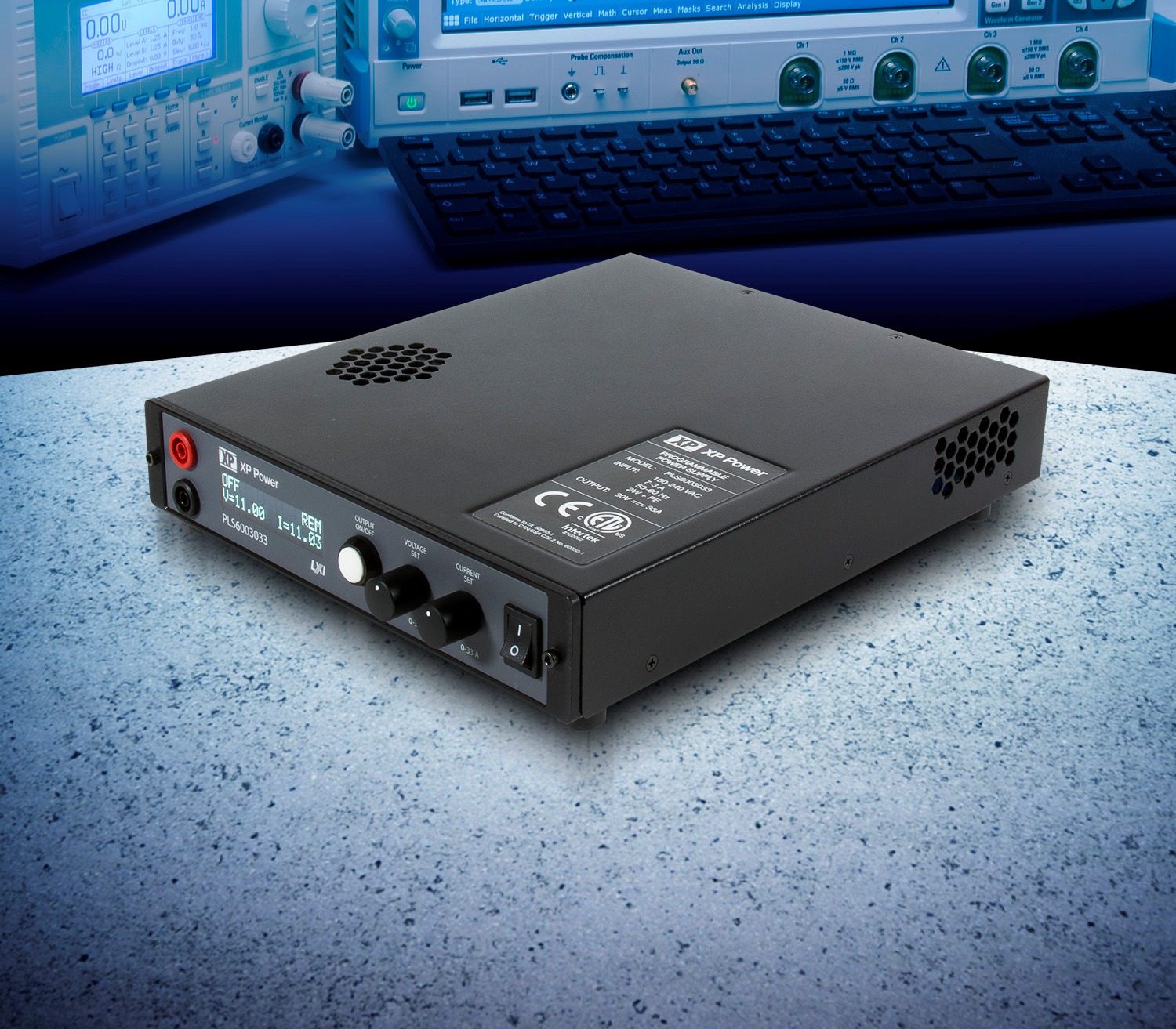 Compact, Extended-Range Programmable DC Power Supply