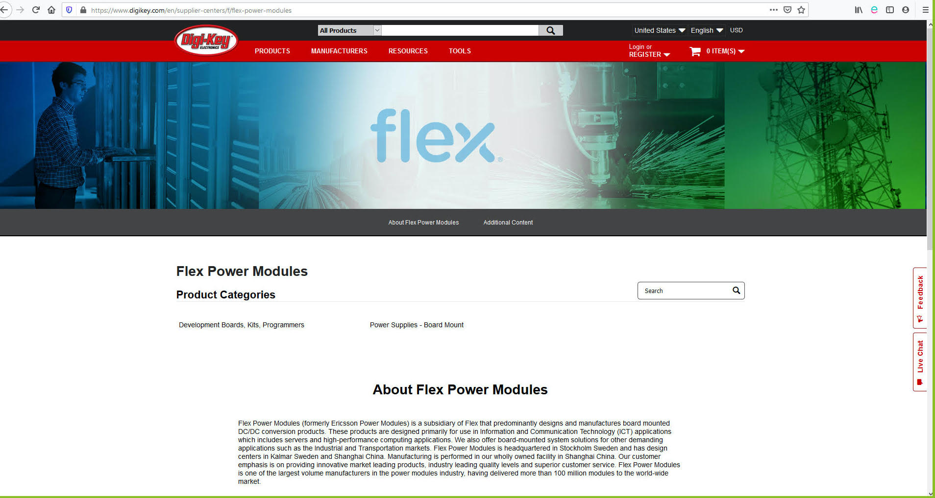 Flex Power Modules Signs Global Agreement with Digi-Key