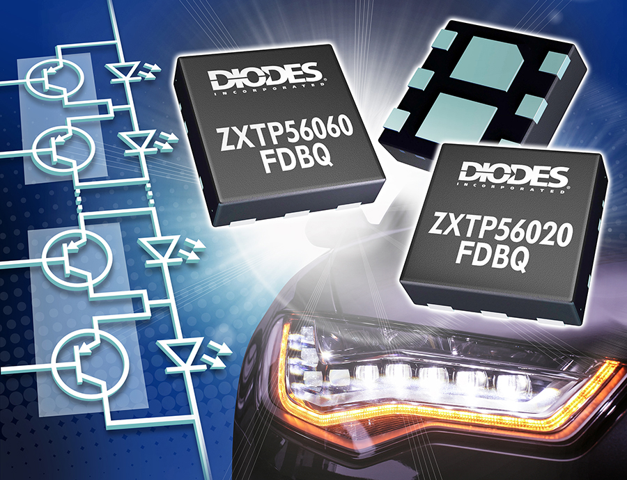 Optimized PNP Transistors for Automotive Matrix LED Lighting