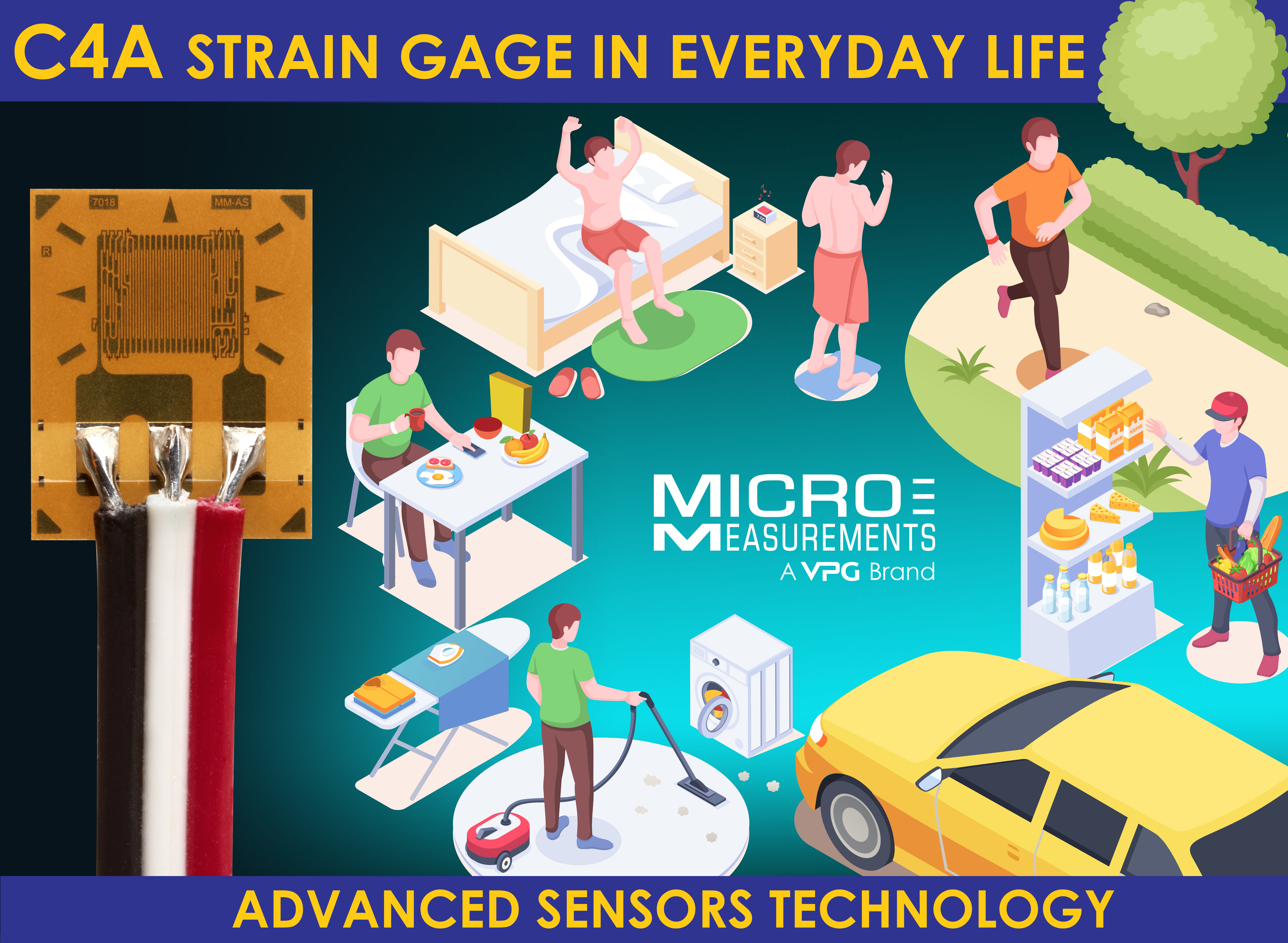 Advanced  Strain Gages Enable Easy, No-Solder Installation