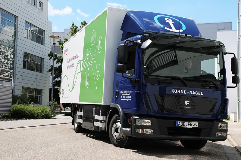 eTruck reduces CO₂ emissions at Infineon's Regensburg site