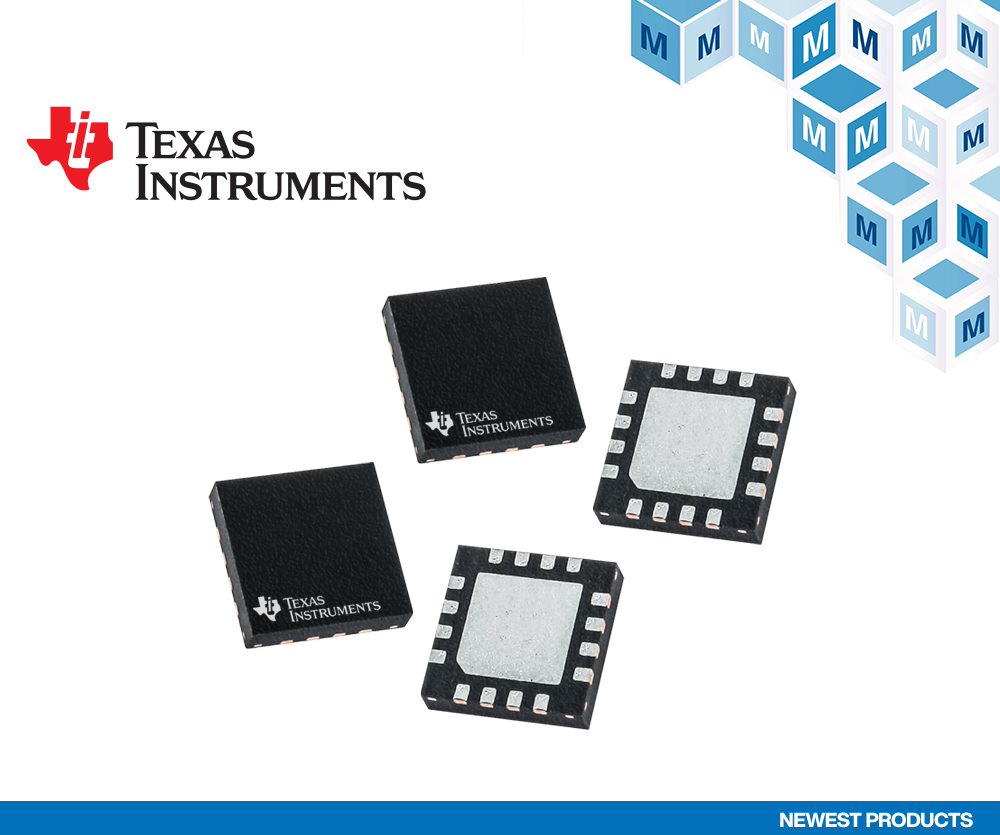 Mouser Offers Texas Instruments' 12-bit SAR ADCs