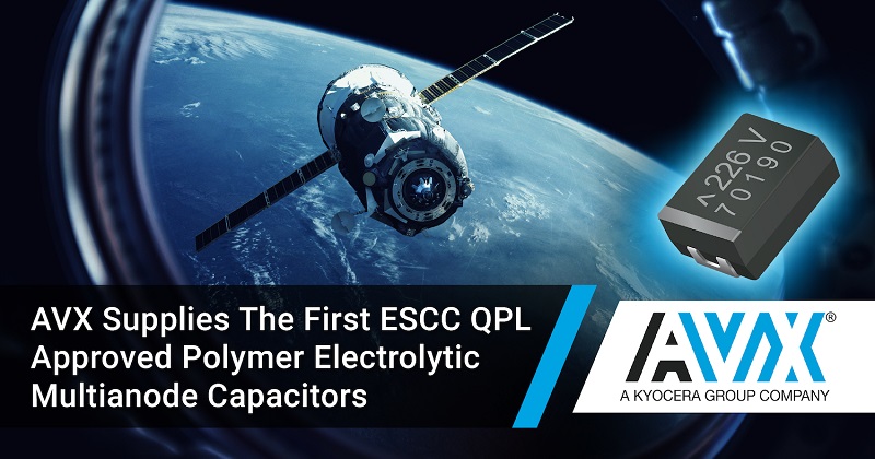 ESCC QPL-approved polymer electrolytic multianode capacitors