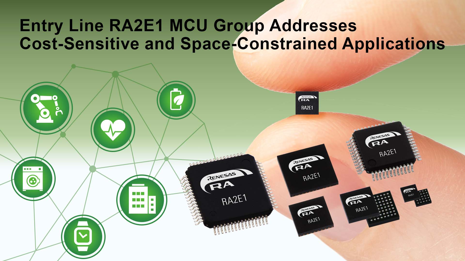 Entry-Line MCU Group for Space-Constrained Applications
