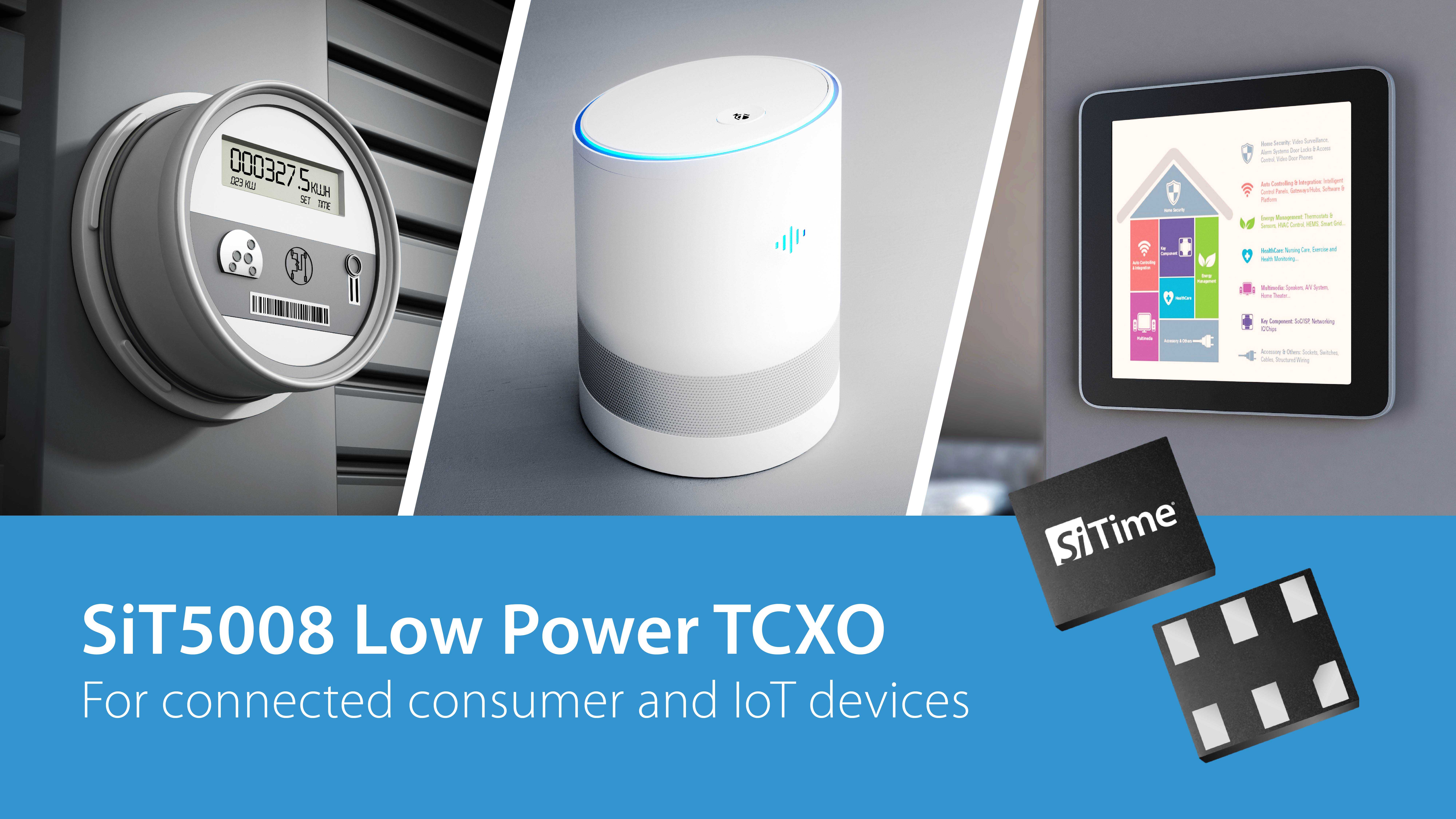 SiTime Expands Consumer, IoT Portfolio with Low Power TCXO