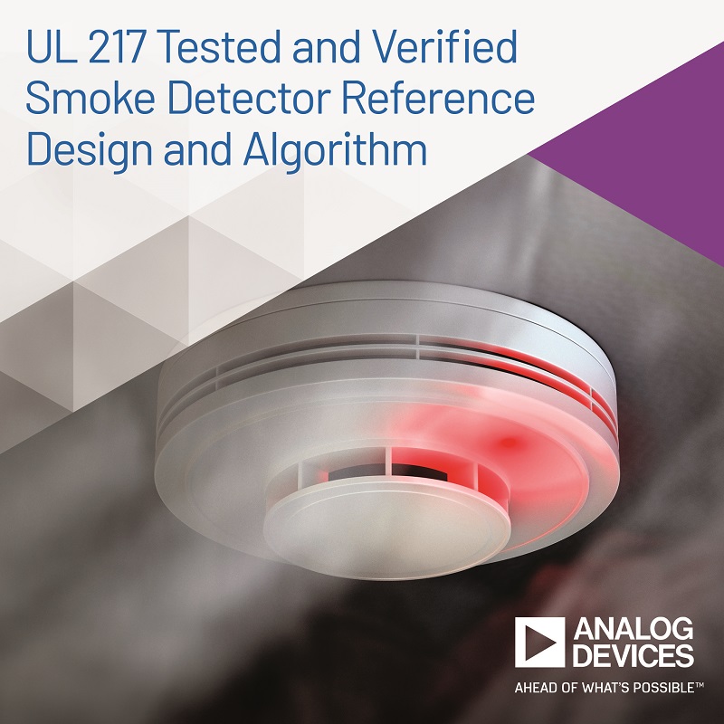 UL 217 tested and verified smoke detector reference design