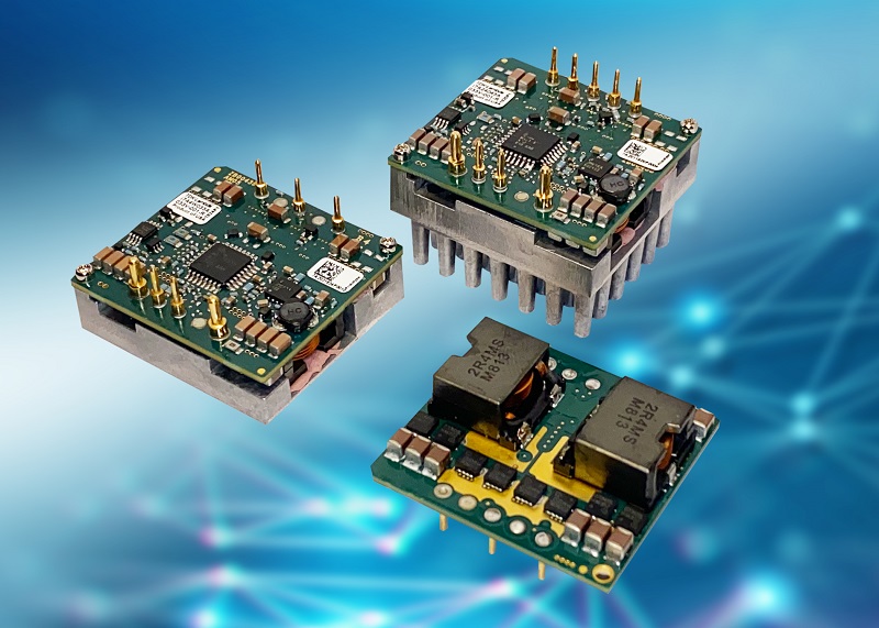 DC-DC buck converters deliver 750W in a small footprint