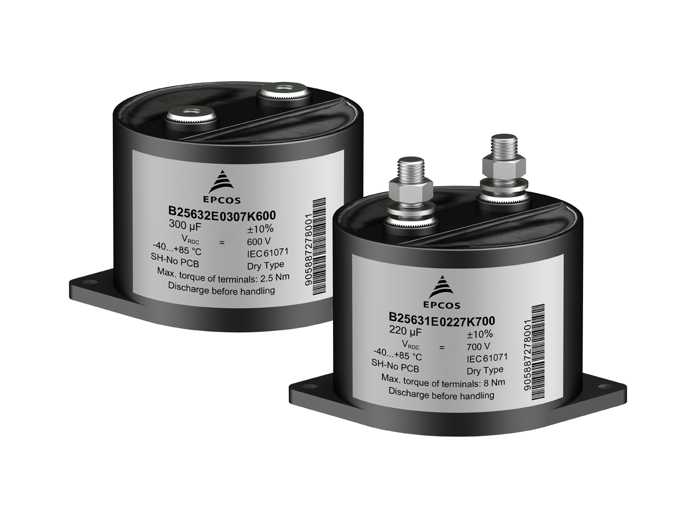 TDK Introduces DC Link Capacitors with Exceptionally Low ESL