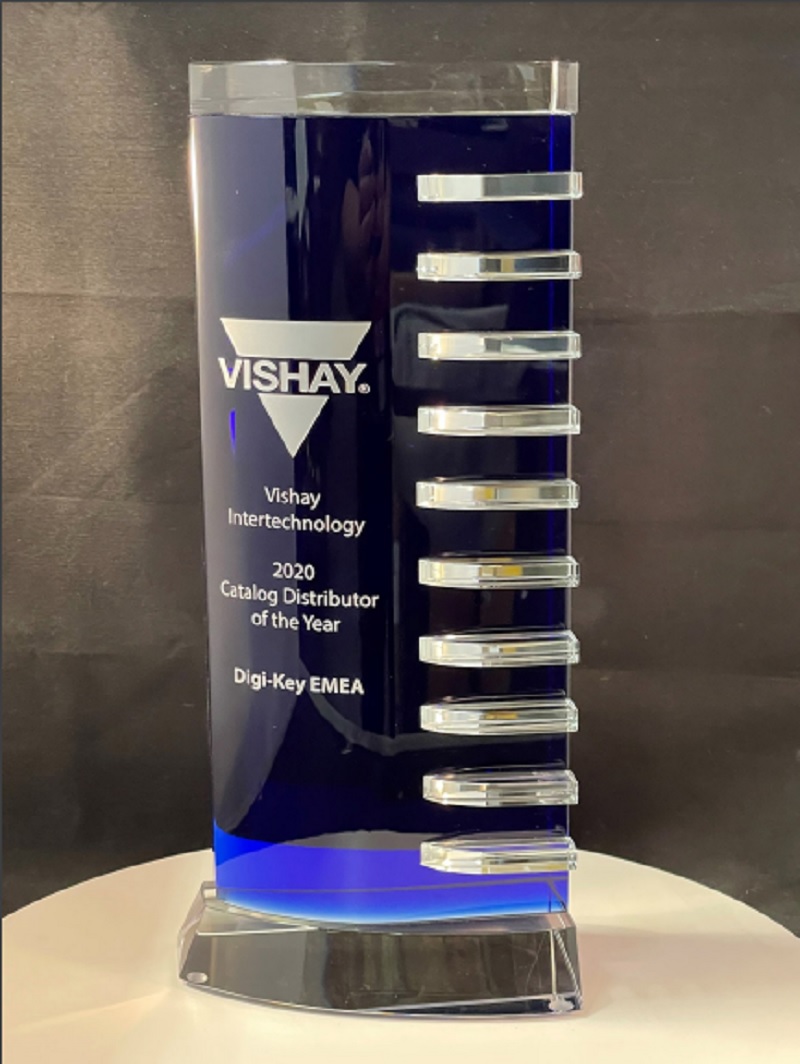 Vishay Names Digi-Key European Catalog Distributor of the Year