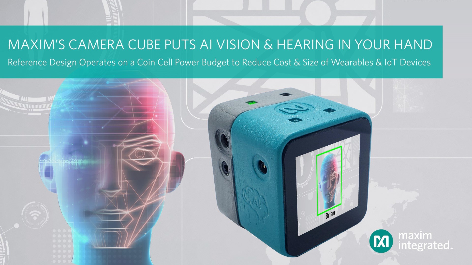 Hand-Held Camera Cube Reference Design Enables AI at the Edge