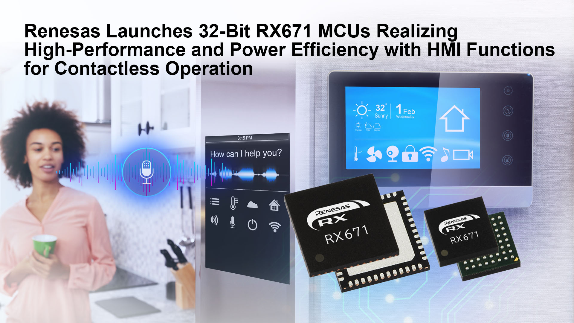 32-Bit MCUs Realize High Performance and Power Efficiency