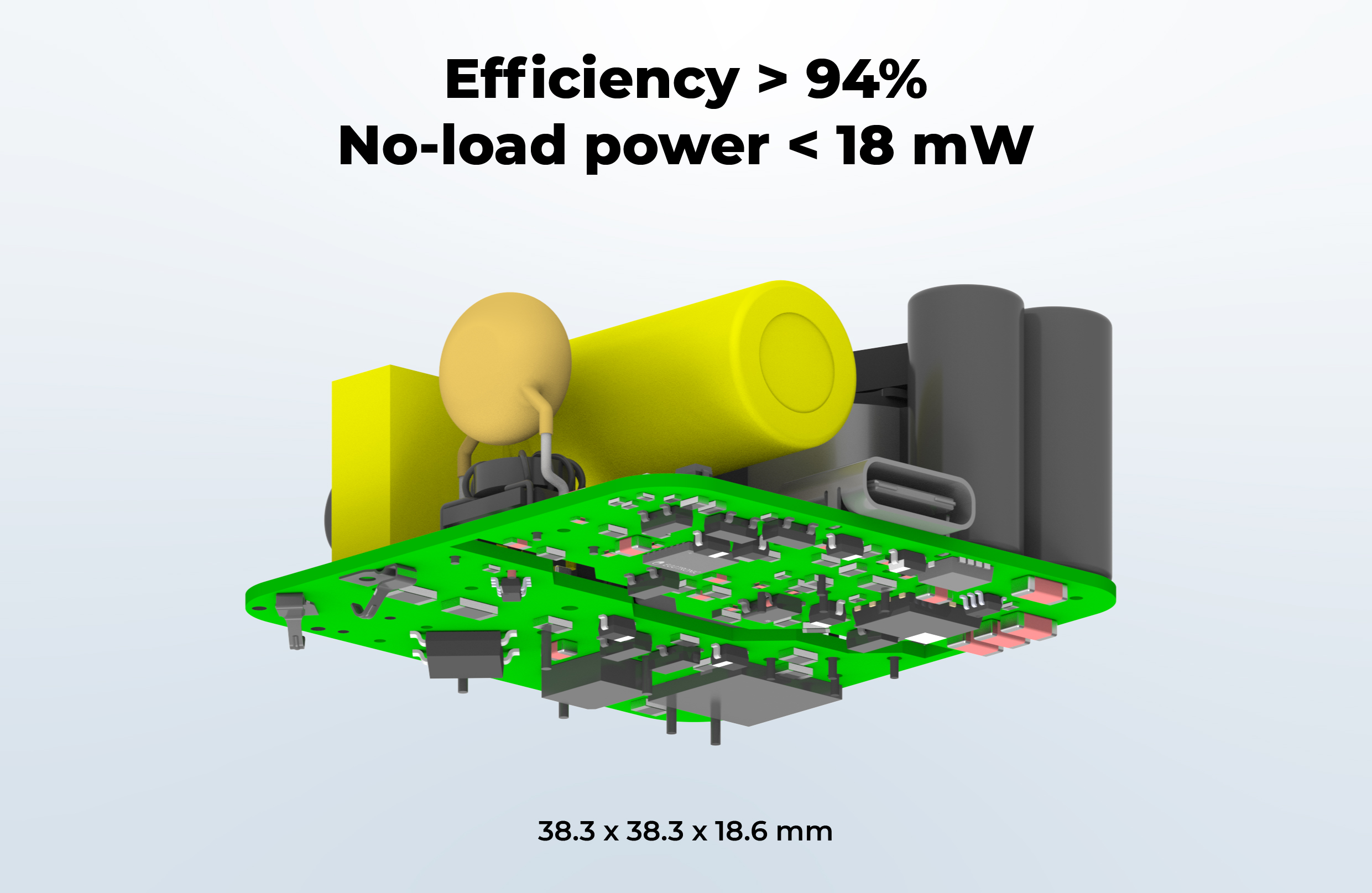 Demo Board Simplifies World's Smallest 35 W Adapters and Chargers