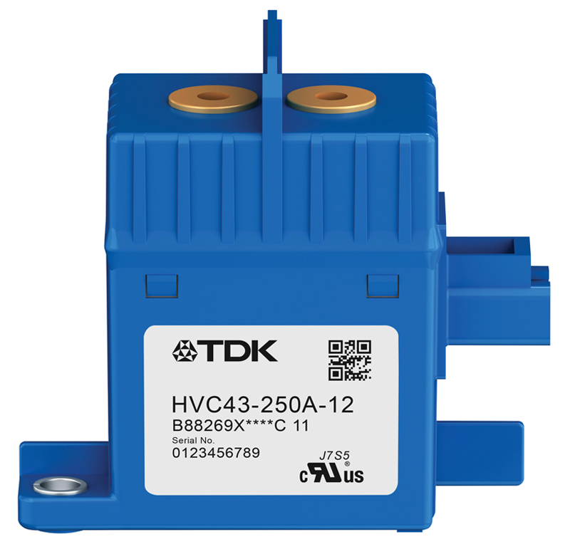 TDK Extends HVC Offerings with Addition of new Compact, High-Voltage Contactors