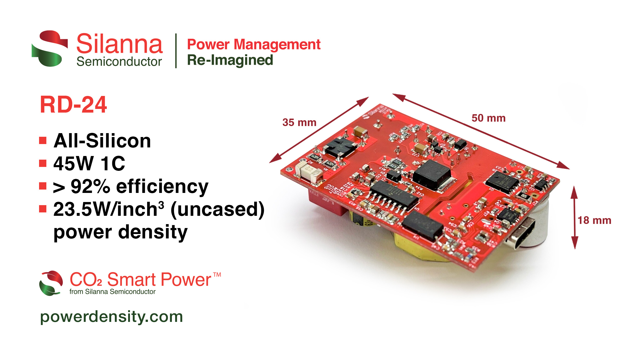 All-Silicon 45W Ultra-Efficient Production-Ready Fast Charger Reference Designs