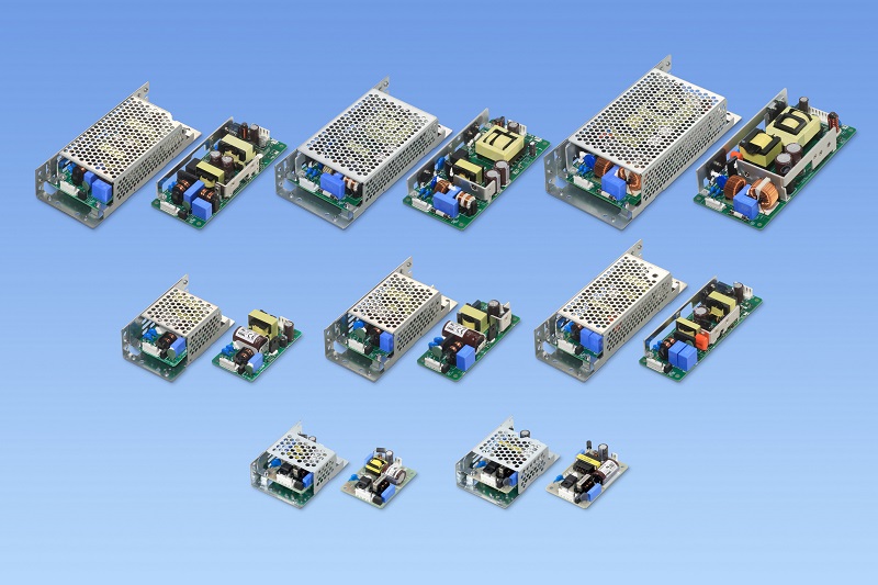 10W and 15W units added to low profile open frame power supplies